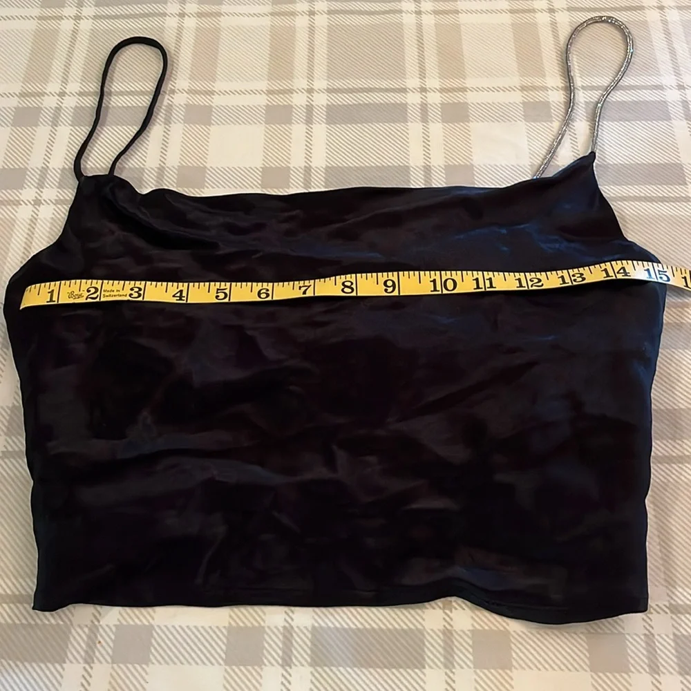 ZARA One Rhinestone Strap Camisole - Picture 5 of 8
